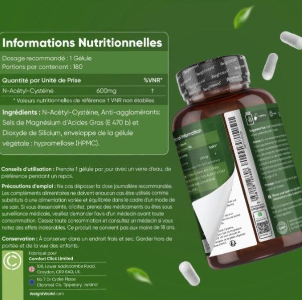 NAC N-Acétyl-Cystéine 600mg