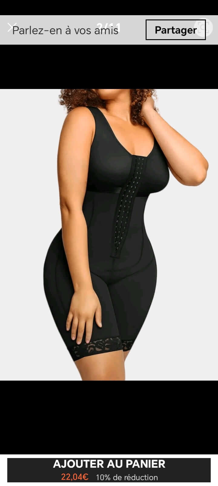 Gaine amincissante colombienne