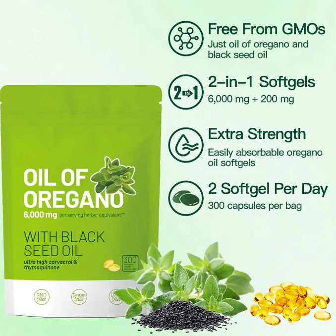 Oregano Oil Capsules Butter Soft Capsules 300 Tablets Soft Capsules