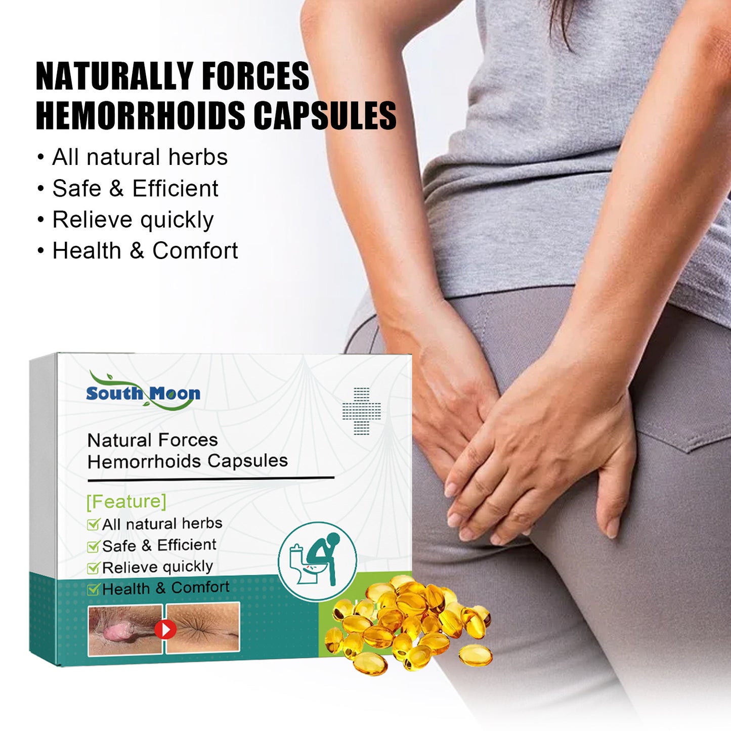 Hemorrhoids Capsule Relieves Perianal Itching