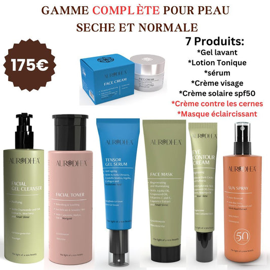 GAMME COMPLÈTE POUR PEAU SÈCHE ET NORMALE