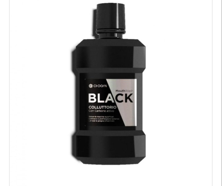 Bain de bouche black pawer aurodheo offres un triple action contre les bactéries, la mauvaise haleine,et l'inflammation des gencives grace à la présence de charbon actif ref BLK04