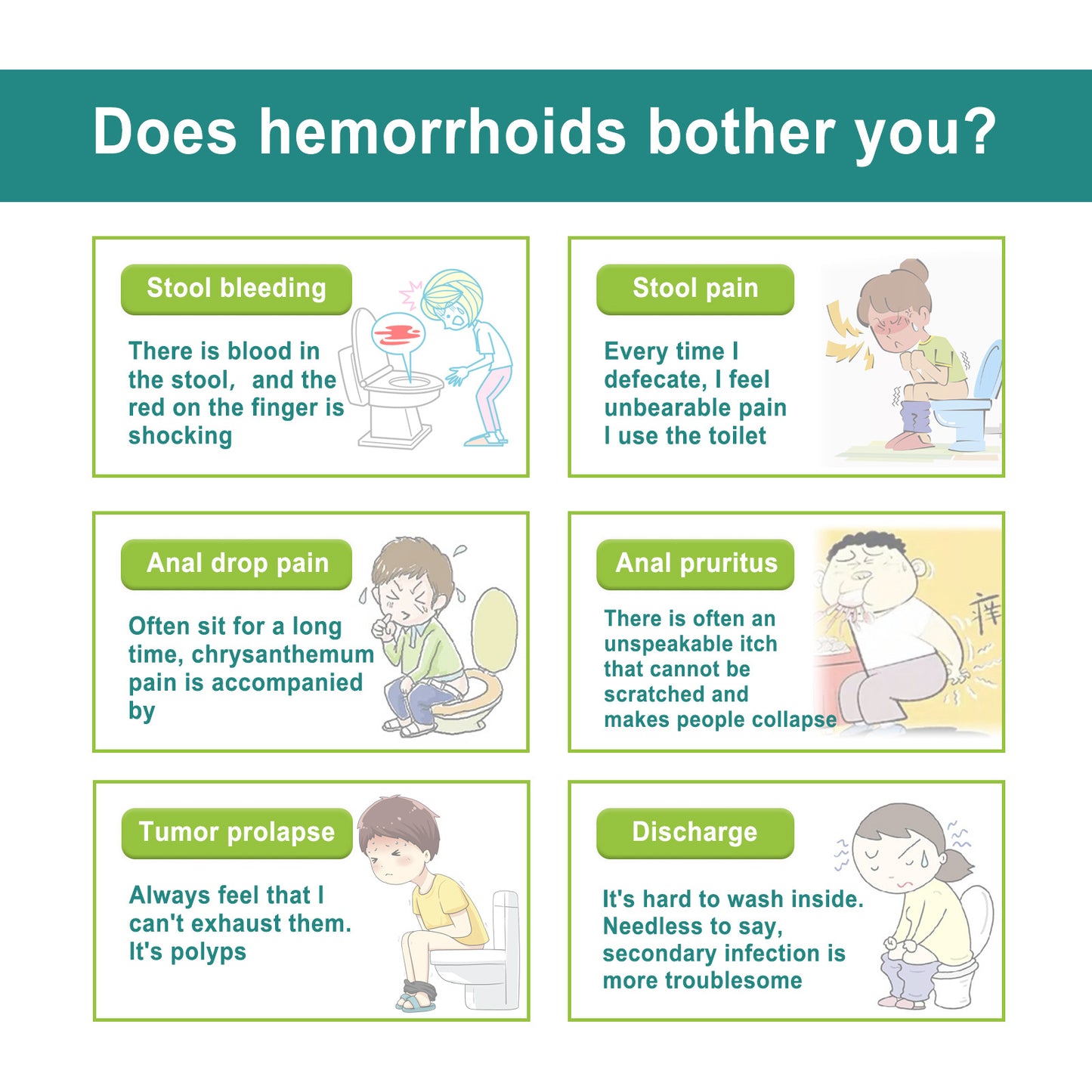 Hemorrhoids Capsule Relieves Perianal Itching