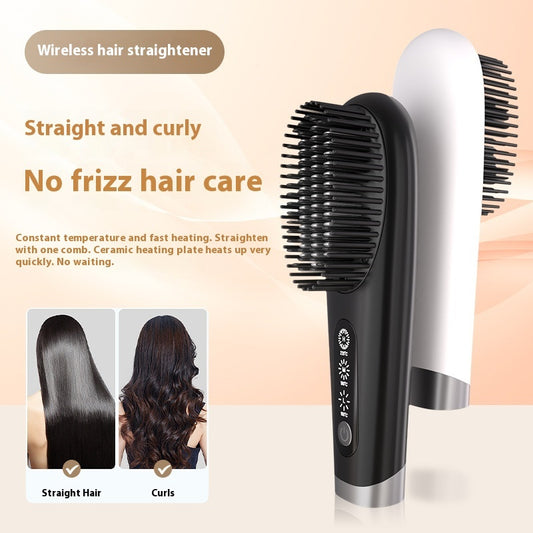 Electric Wireless Anion Does Not Hurt Hair Portable Hair Straightener