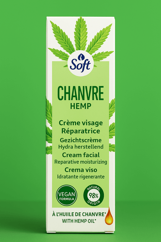 Crème visage au chanvre hydratante